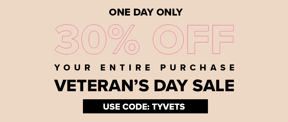 SHOP WITH 30% OFF YOUR ENTIRE PURCHASE!
