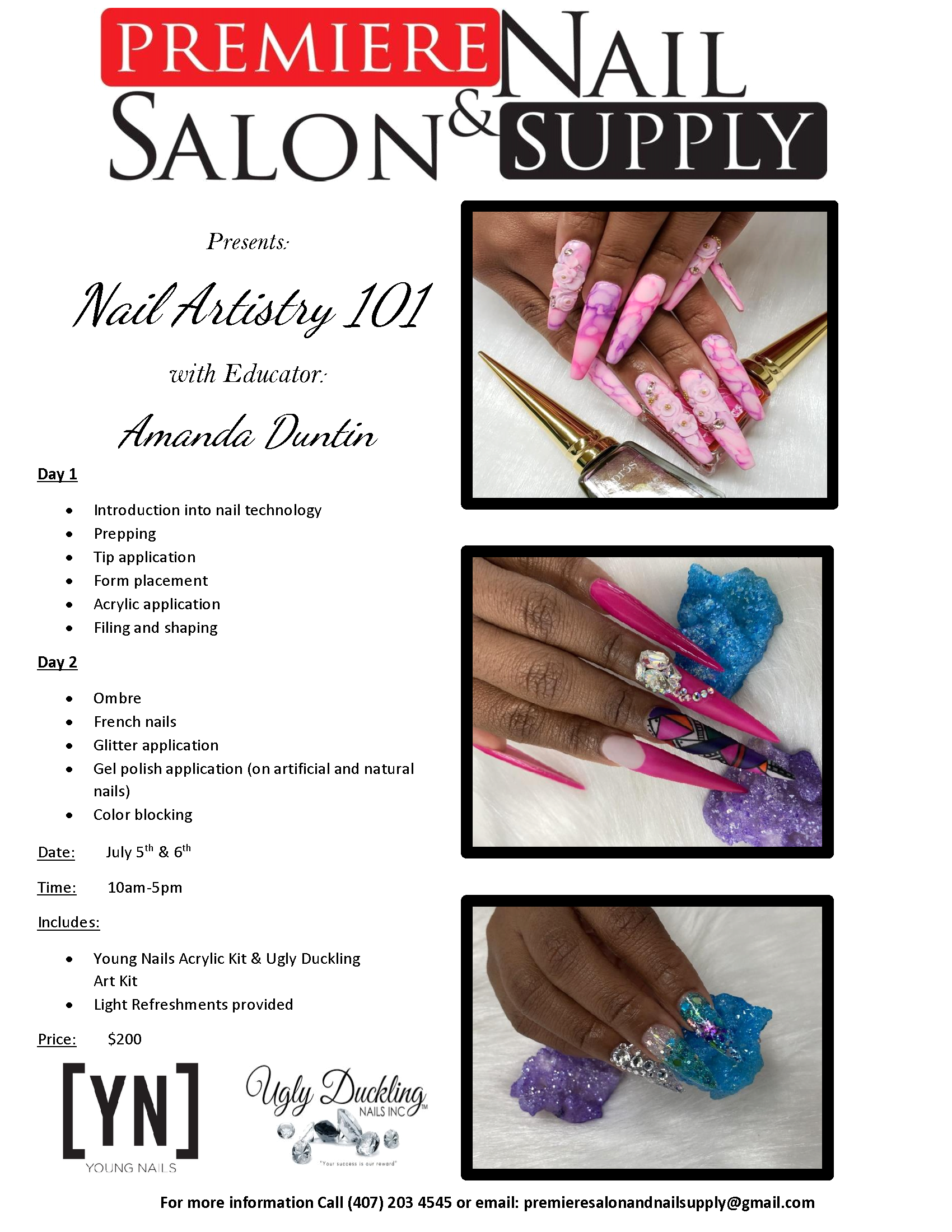 Premiere Nail Education presents Nail Artistry 101
